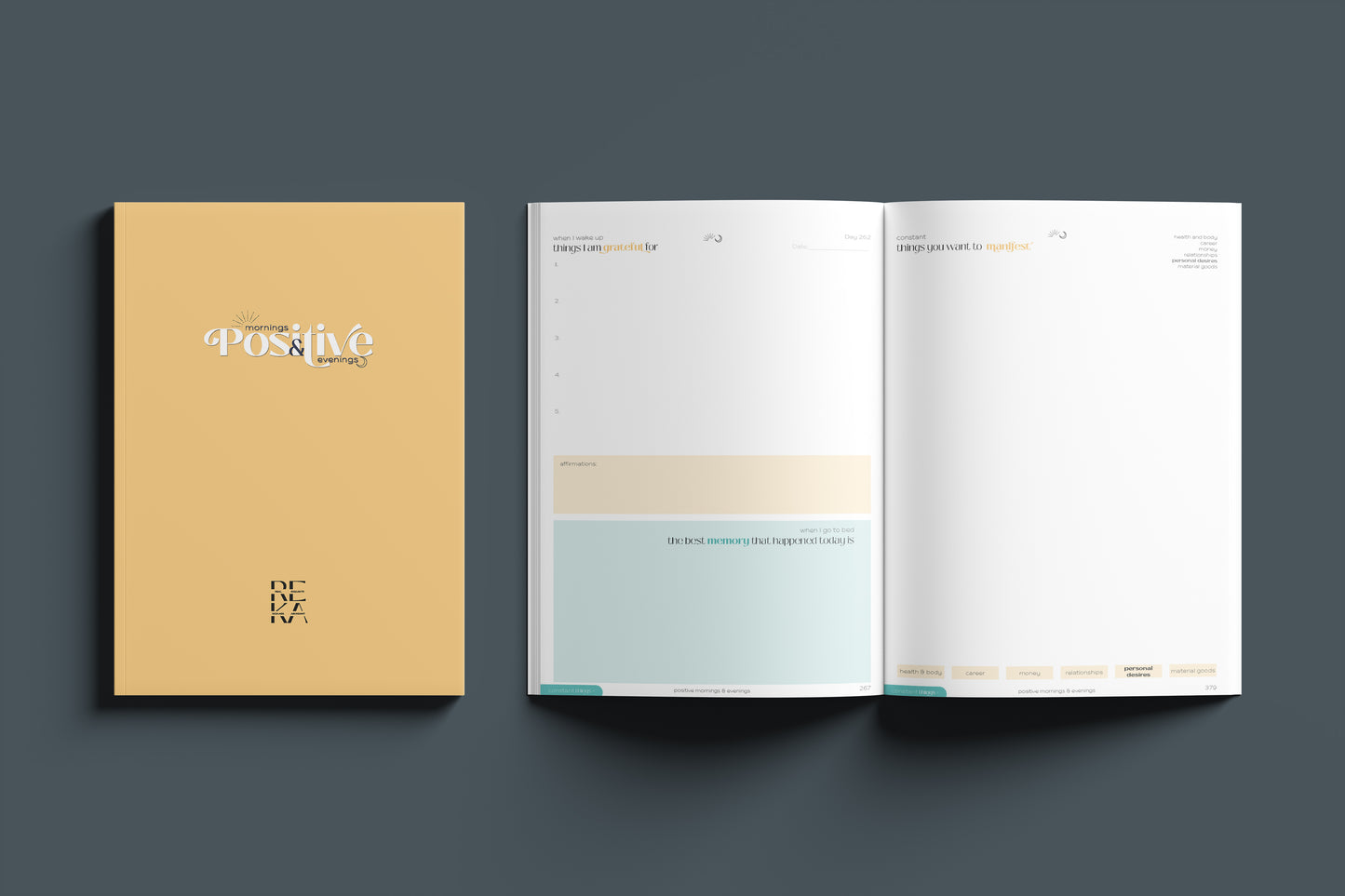 Positive Mornings & Evenings Journal
