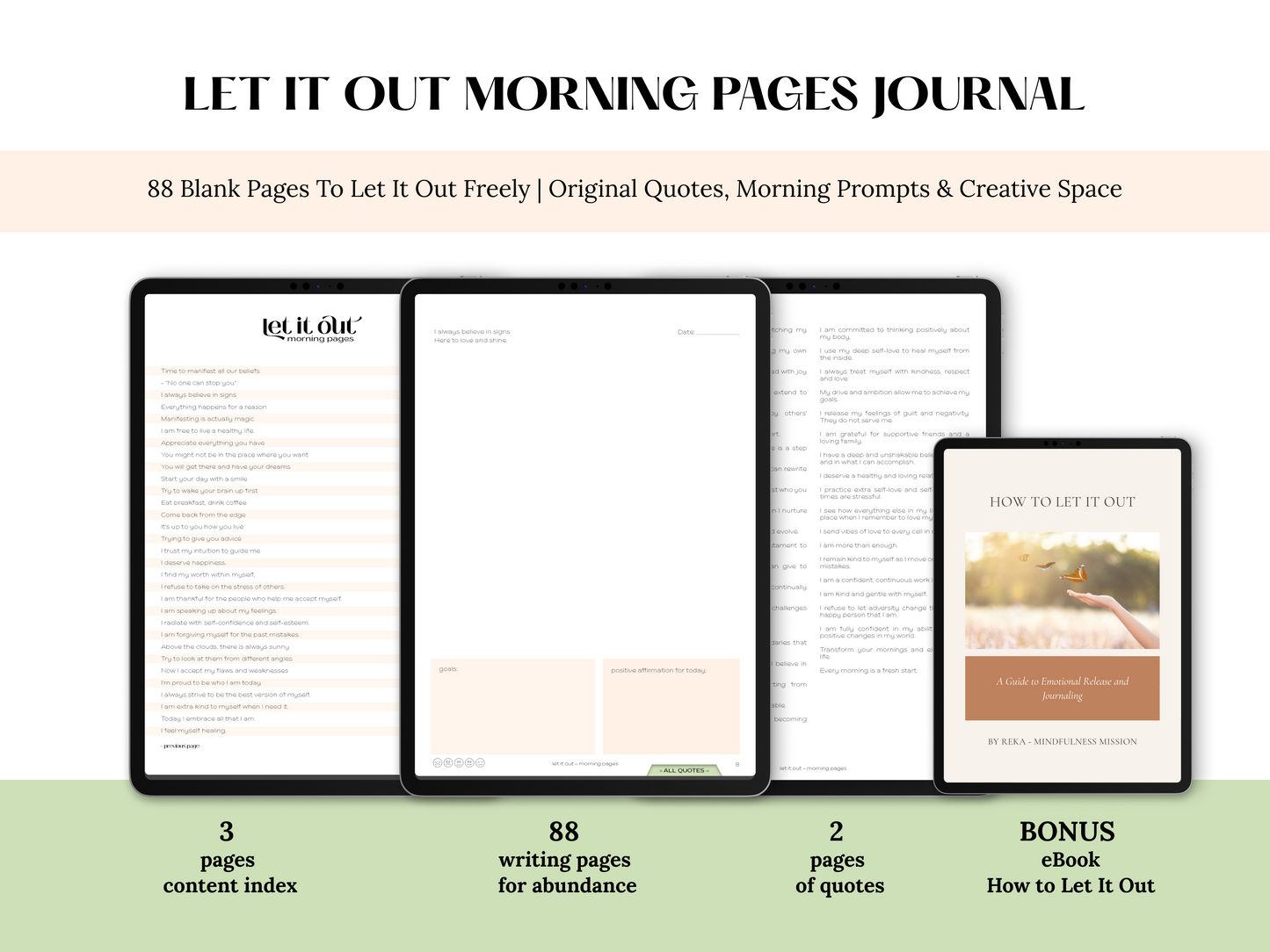Let It Out – Morning Pages Journal