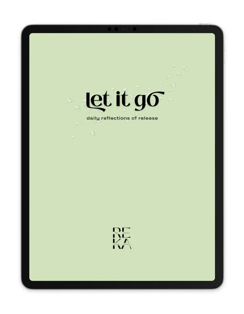 Let It Go – 12-Week Guided Reflection Journal
